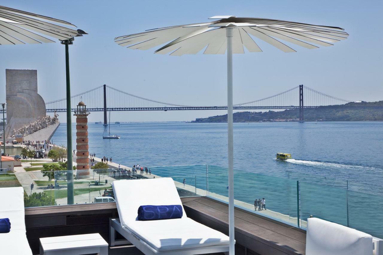 Altis Belem Hotel & Spa, A Member Of Design Hotels Lisboa 外观 照片 The 25 de Abril Bridge seen from the hotel